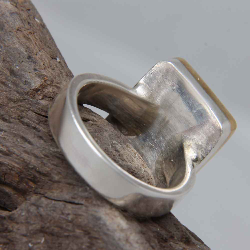 Price and Buy Islamic Dur-e Najaf Silver Ring For Men Ya Imam Hussain - Image 4