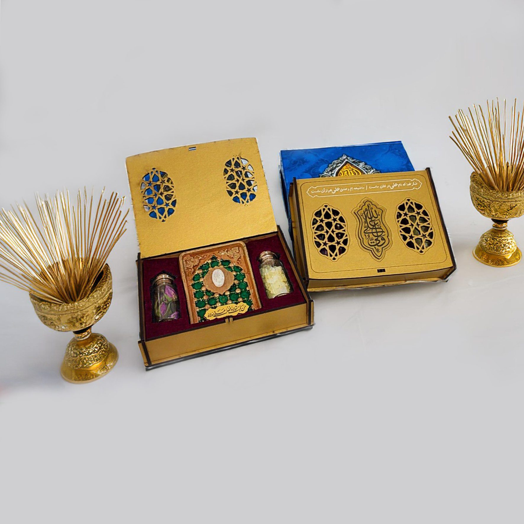 Price and Buy Islamic Gift Set Imam Ali for Muslims with Flower & Nabat
