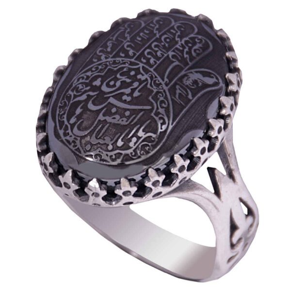 Price and Buy Islamic Hematite Silver Ring Hadid Gemstone for Men Abass_68fc5a1018da1.jpeg Price and Buy Islamic Hematite Silver Ring Hadid Gemstone for Men Abass