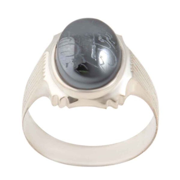 Price and Buy Islamic Hematite Silver Ring Hadid Gemstone for Men Mehrab_68fc5ac31e4f2.jpeg Price and Buy Islamic Hematite Silver Ring Hadid Gemstone for Men Mehrab