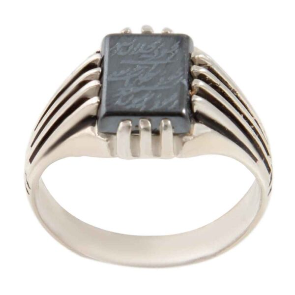 Price and Buy Islamic Hematite Silver Ring Hadid Gemstone for Men Milad_68fc5a43a9216.jpeg Price and Buy Islamic Hematite Silver Ring Hadid Gemstone for Men Milad
