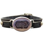 Price and Buy Islamic Leather Bracelet & Agate Stone Adjustable for Men