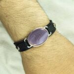 Price and Buy Islamic Leather Bracelet with Agate Stone for Men Model Ya Allah - Image 4