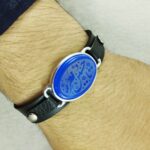 Price and Buy Islamic Leather Bracelet with Agate Stone for Men Model Ya Hossein - Image 7