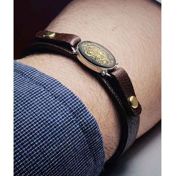Price and Buy Islamic Leather Bracelet with Hadeed Stone_68fcfbd56f9c8.jpeg Price and Buy Islamic Leather Bracelet with Hadeed Stone