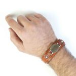 Price and Buy Islamic Leather Bracelet with Jade Stone for Men with Ayatul Kursi - Image 5