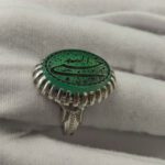 Price and Buy Islamic Men’s Silver Ring with Engraved Agate Stone – Hasbi Allah Design - Image 4