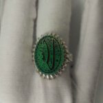 Price and Buy Islamic Men’s Silver Ring with Engraved Agate Stone – Hasbi Allah Design - Image 6