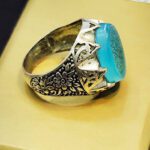 Price and Buy Islamic Men’s Silver Ring with Engraved Agate Stone – Wa Man Yattaq Allah Design - Image 6