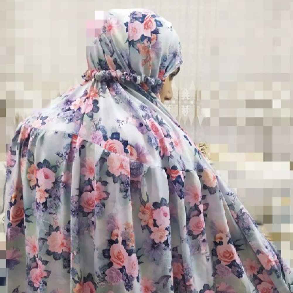 Price and Buy Islamic Namaz Chador with Sleeves for Women Ideal for Praying – Floral Pattern Sama
