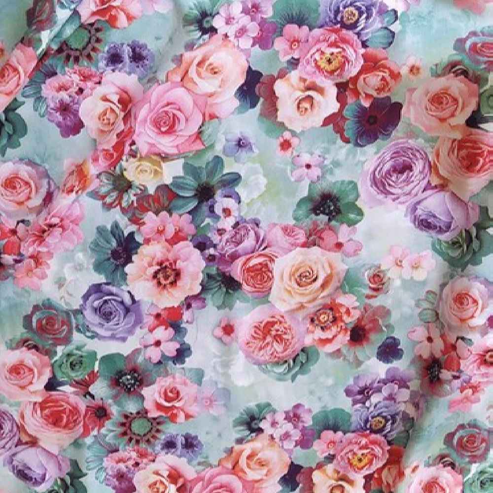 Price and Buy Islamic Namaz Chador with Sleeves for Women Ideal for Praying – Floral Pattern Sama - Image 3