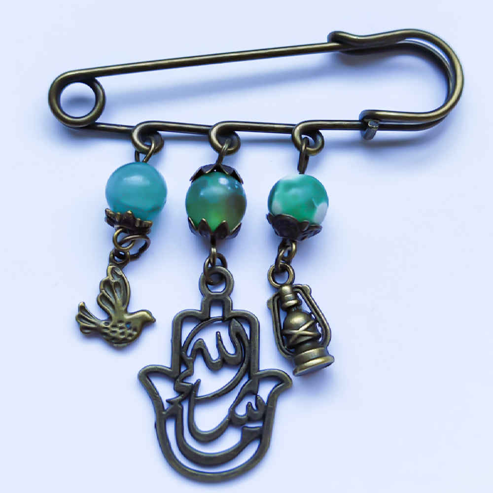 Price and Buy Islamic Newborn Safety Pin Brooch Allah - Image 3