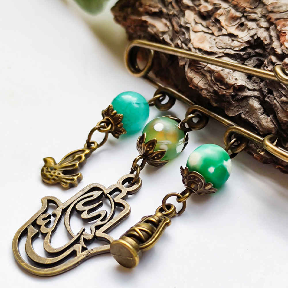 Price and Buy Islamic Newborn Safety Pin Brooch Allah - Image 4
