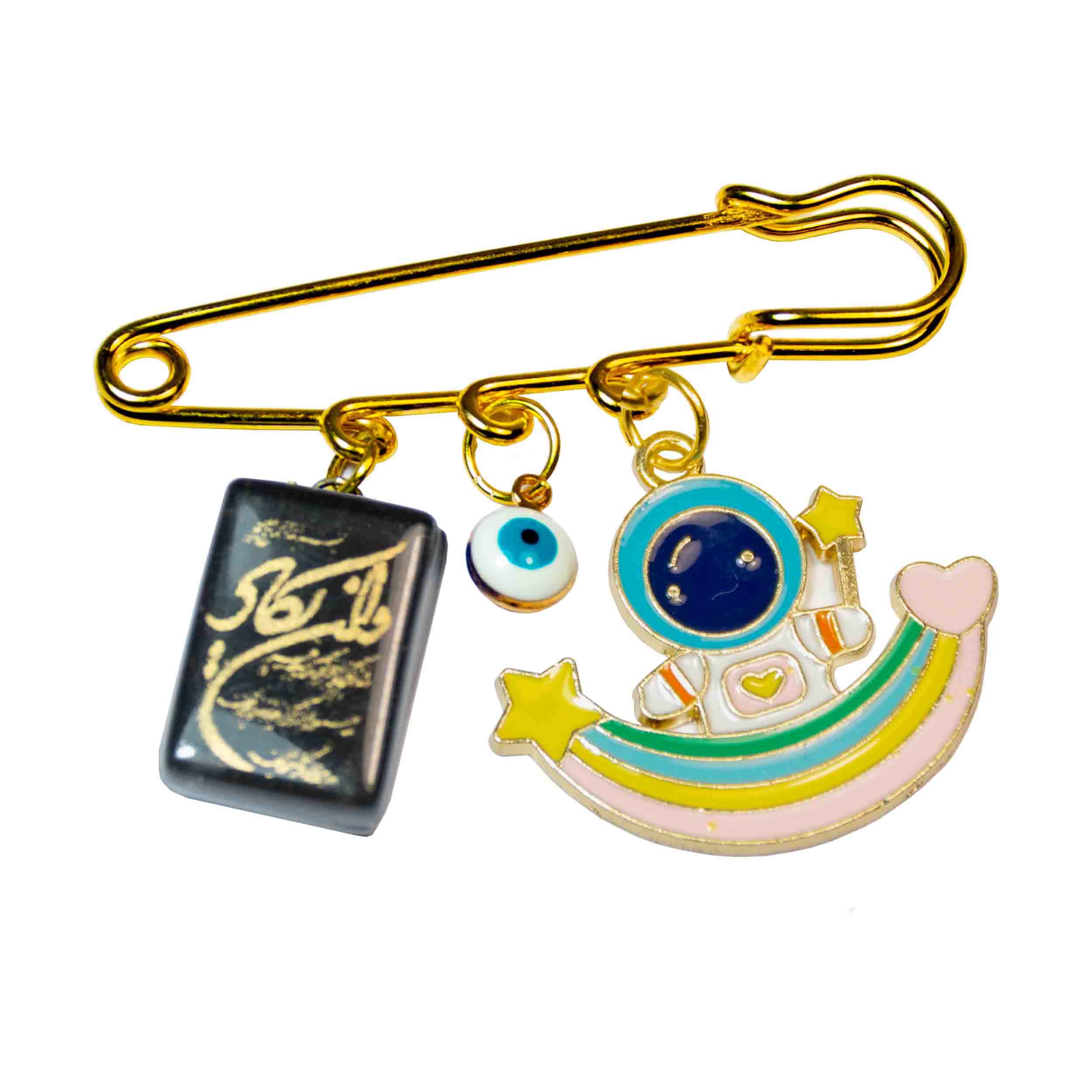 Price and Buy Islamic Newborn Safety Pin Brooch Astronaut
