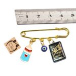 Price and Buy Islamic Newborn Safety Pin Brooch Van Yakad & Baby Bottle - Image 3