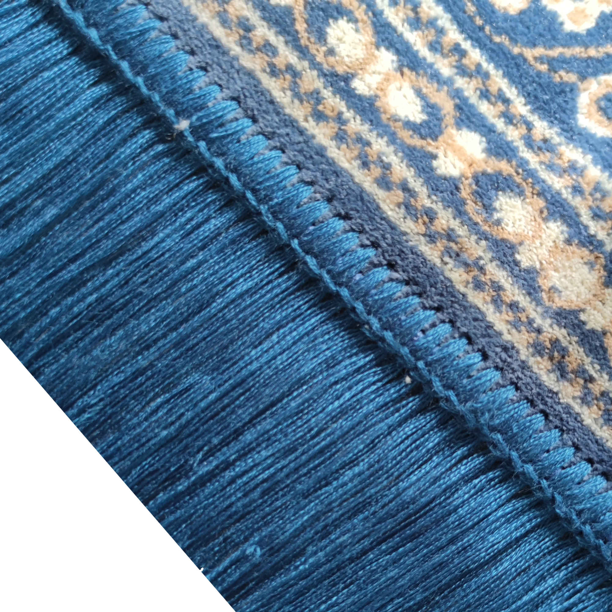 Price and Buy Islamic Padded Prayer Rug Janamaz Sajadah Gonbad Blue - Image 4