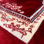 Price and Buy Islamic Padded Prayer Rug Janamaz Sajadah Mihrab Maroon - Image 4