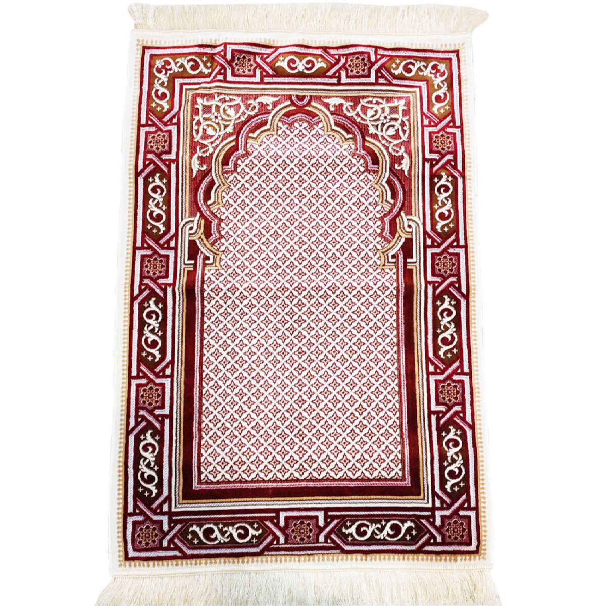 Price and Buy Islamic Padded Prayer Rug Sajadah Mihrab Design