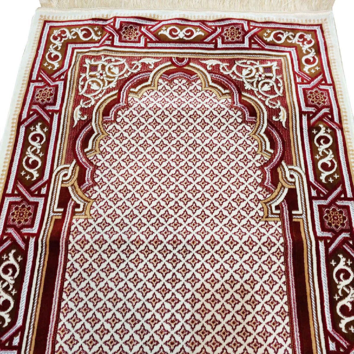 Price and Buy Islamic Padded Prayer Rug Sajadah Mihrab Design - Image 4