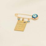 Price and Buy Islamic Pin Brooch for Newborn in Van Yakad & Evil Eye Design - Image 4