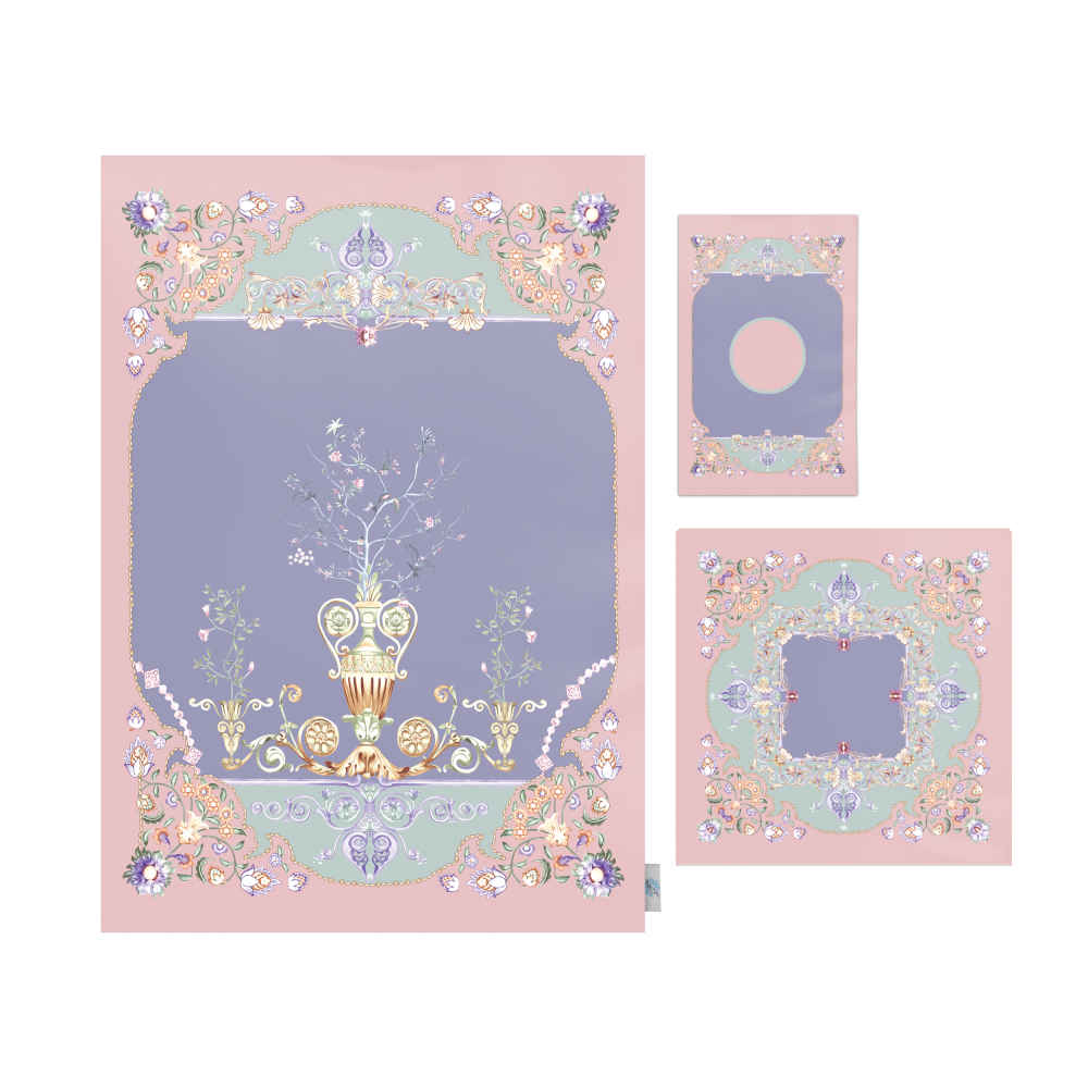 Price and Buy Islamic Prayer Mat Velvet Sajadah Lightweight with Eslimi Design - Image 3