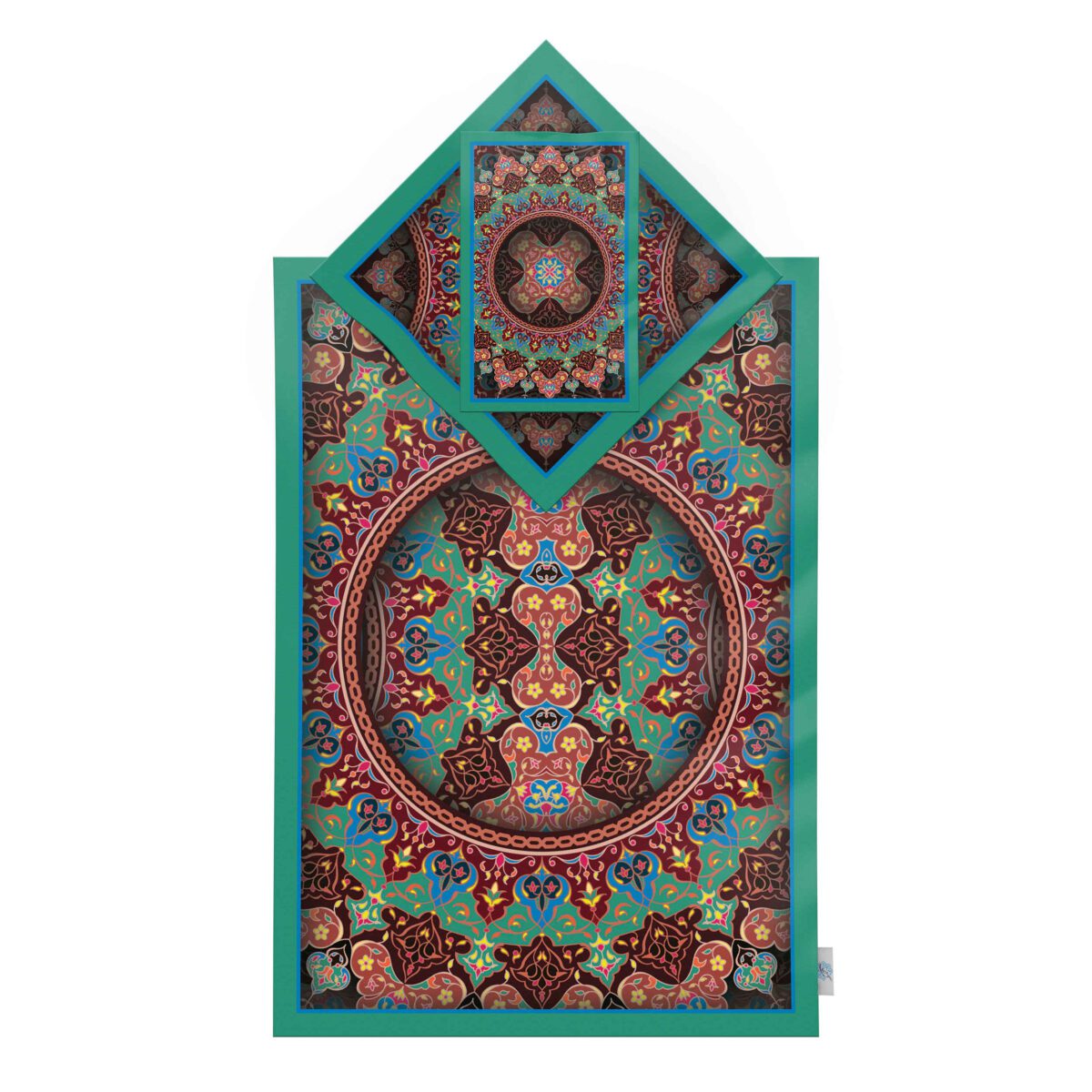 Price and Buy Islamic Prayer Mat Velvet Sajadah Lightweight with Eslimi Pattern