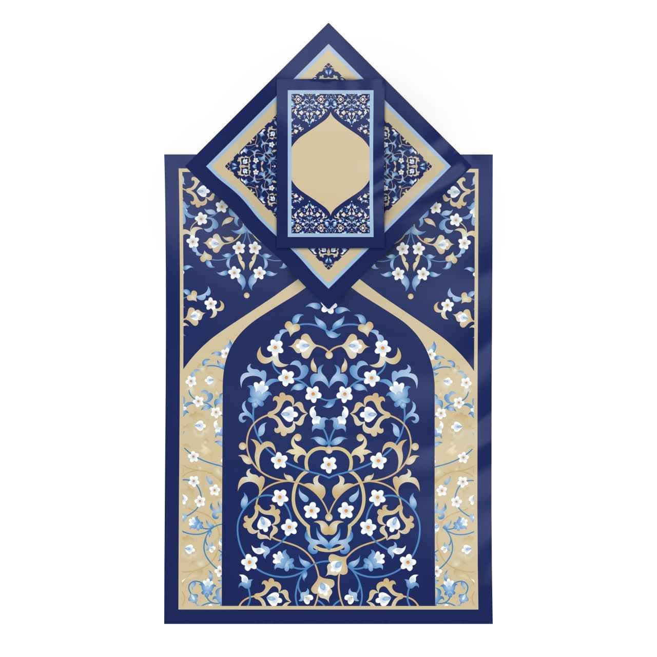 Price and Buy Islamic Prayer Mat Velvet Sajadah Lightweight with Floral Pattern