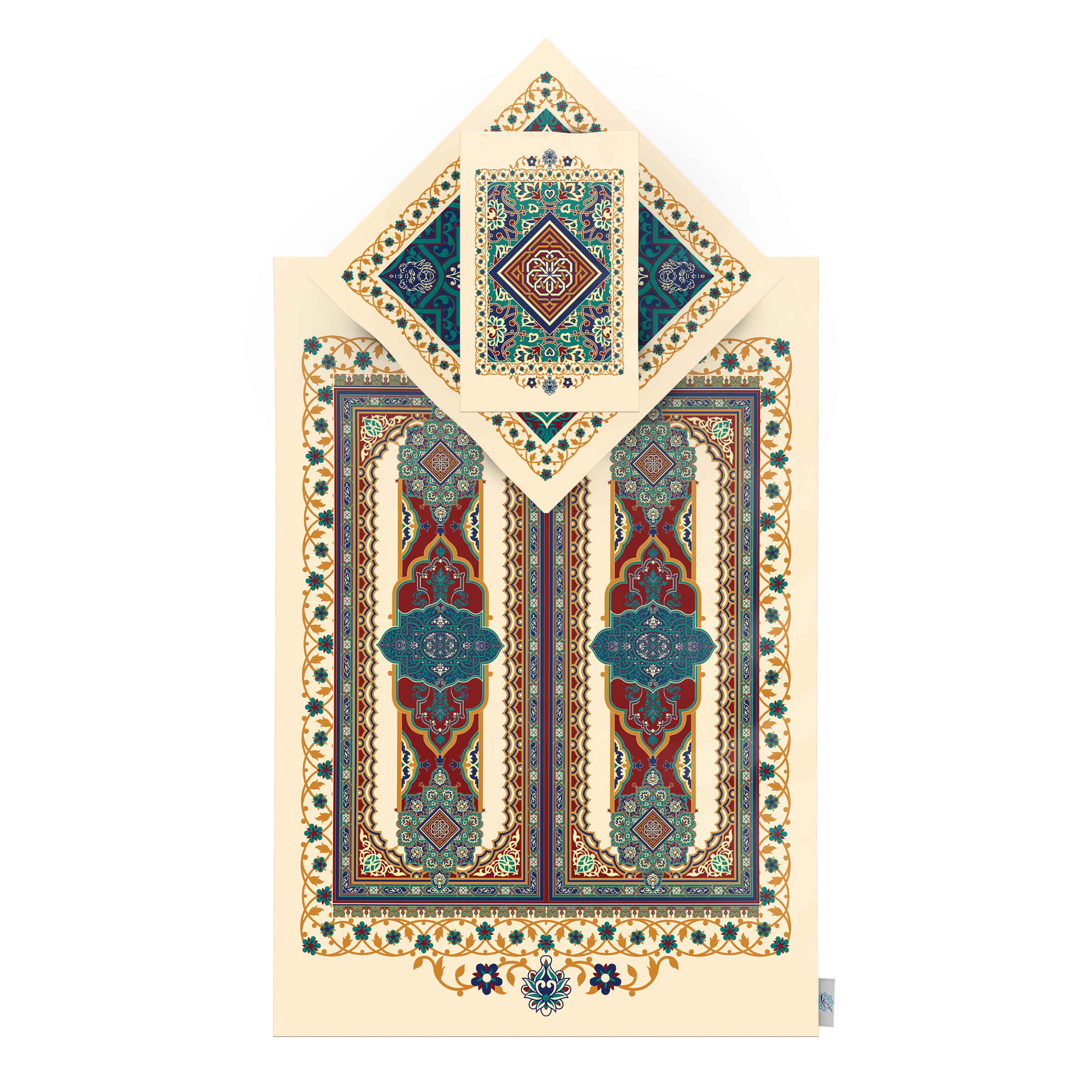 Price and Buy Islamic Prayer Mat Velvet Sajadah Lightweight with Islamic Theme