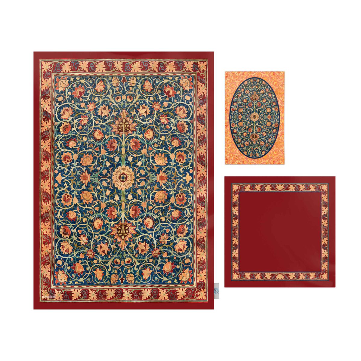 Price and Buy Islamic Prayer Mat Velvet Sajadah with Intricate Floral Design - Image 3