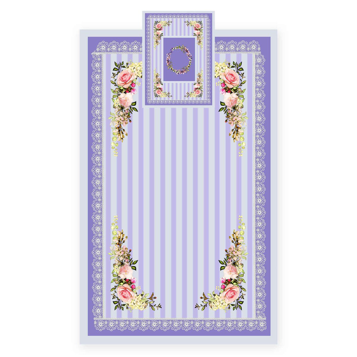 Price and Buy Islamic Prayer Mat Velvet Sajadah with Vintage Floral Pattern