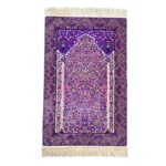 Price and Buy Islamic Prayer Rug Padded Sajada in Polyester Purple