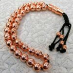 Price and Buy Islamic Rosary Crafted with Copper 33 Prayer Beads Tasbih Misbaha