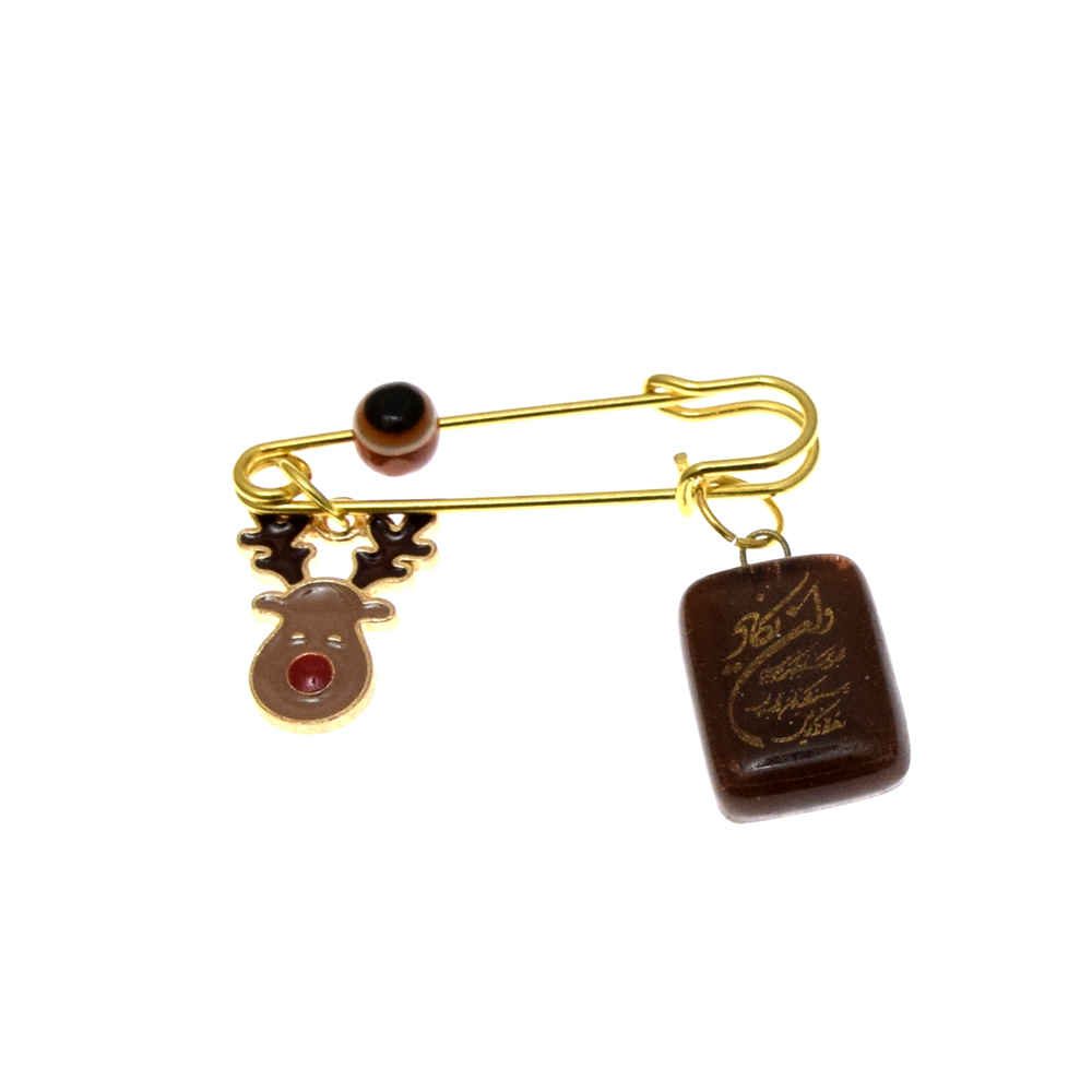 Price and Buy Islamic Safety Pin Brooch for Kids Deer