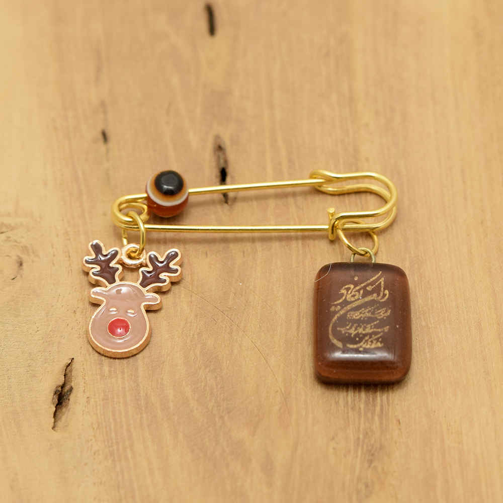 Price and Buy Islamic Safety Pin Brooch for Kids Deer - Image 3