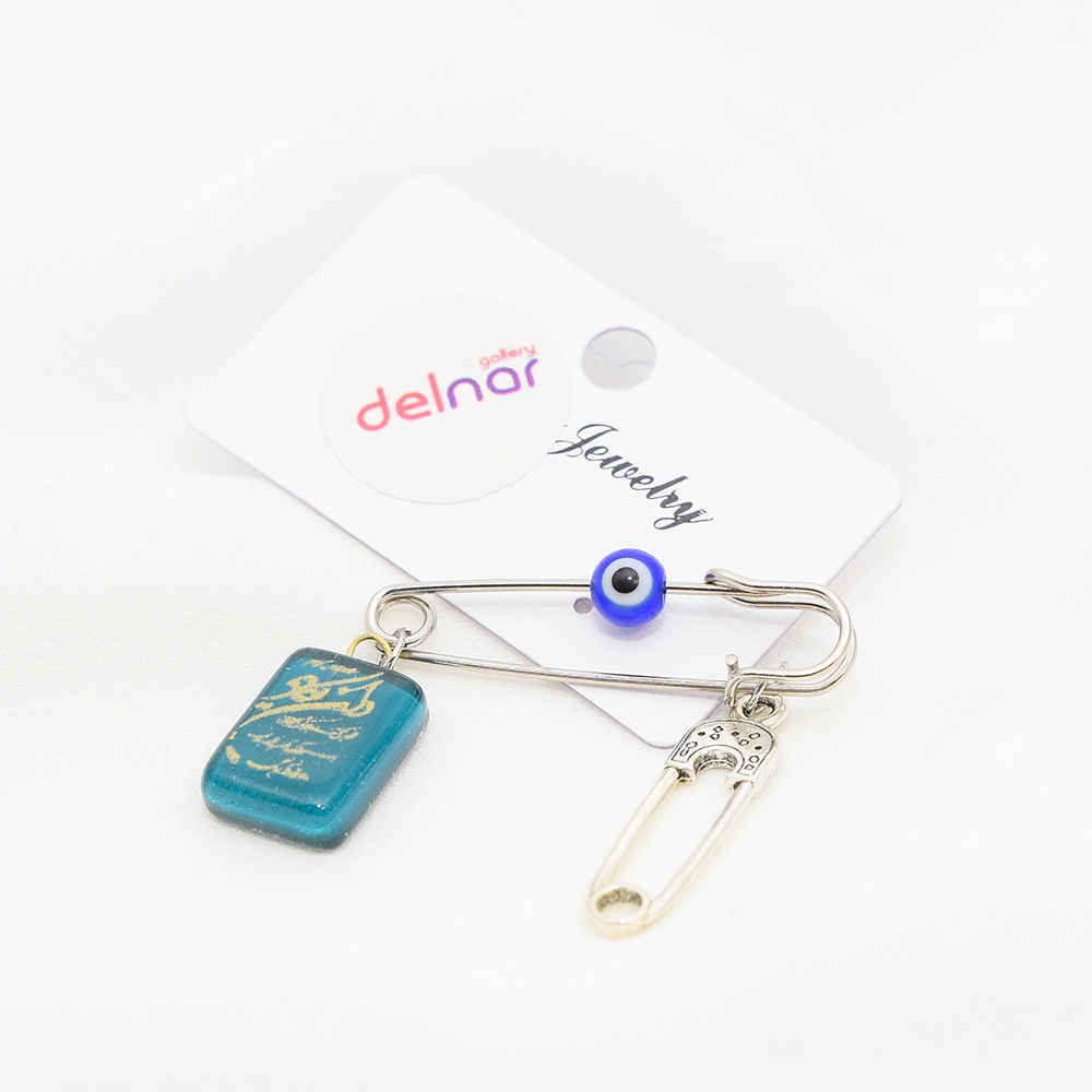 Price and Buy Islamic Safety Pin Brooch for Kids Evil Eye - Image 3