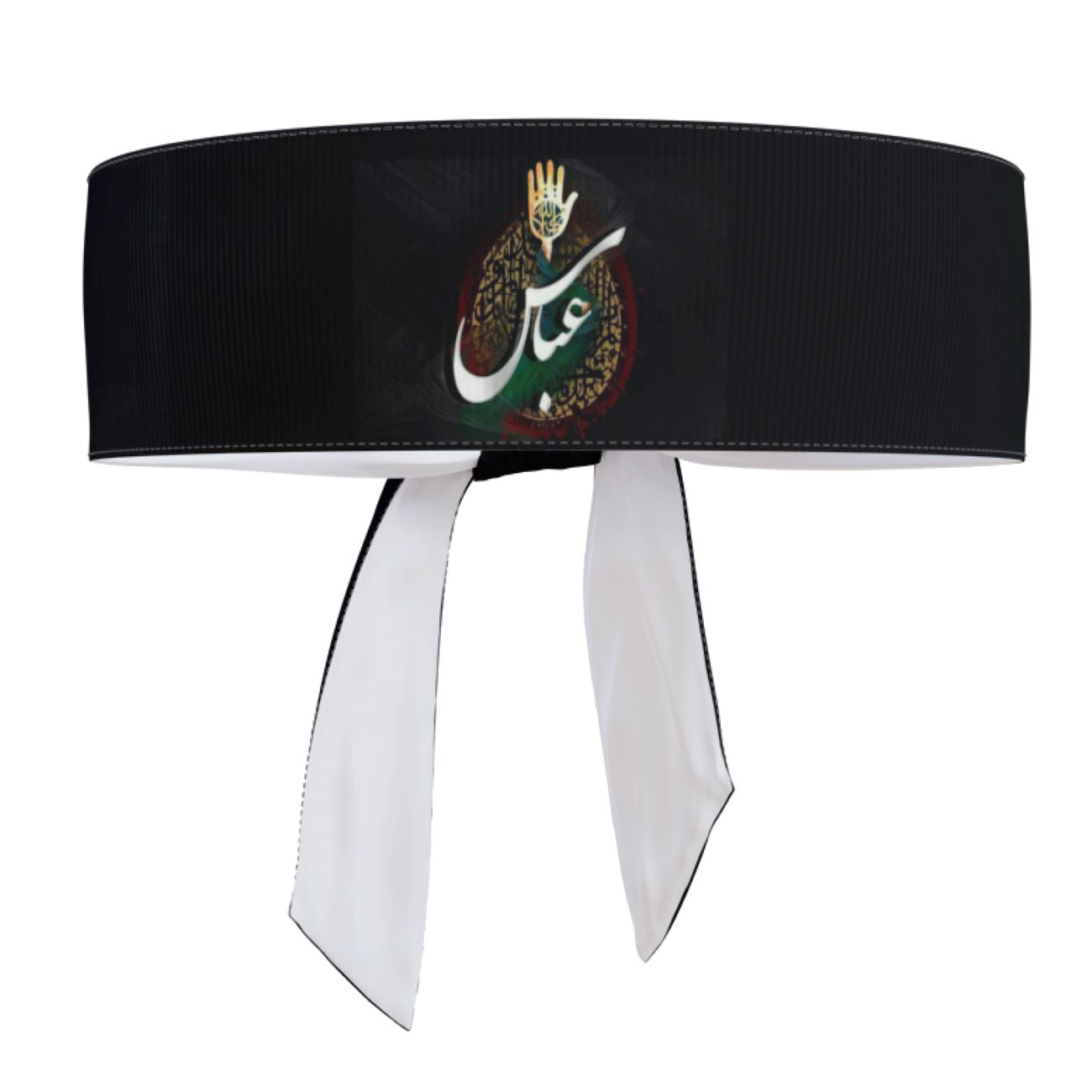 Price and Buy Islamic Shia Headband for Shia Muslims – Ya Abbas Black (10x)