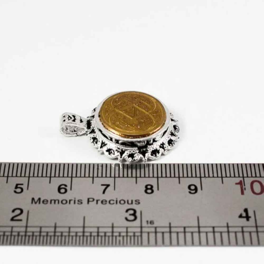 Price and Buy Islamic Silver Pendant Adorned with Quranic Imam Jawad Hirz - Image 3