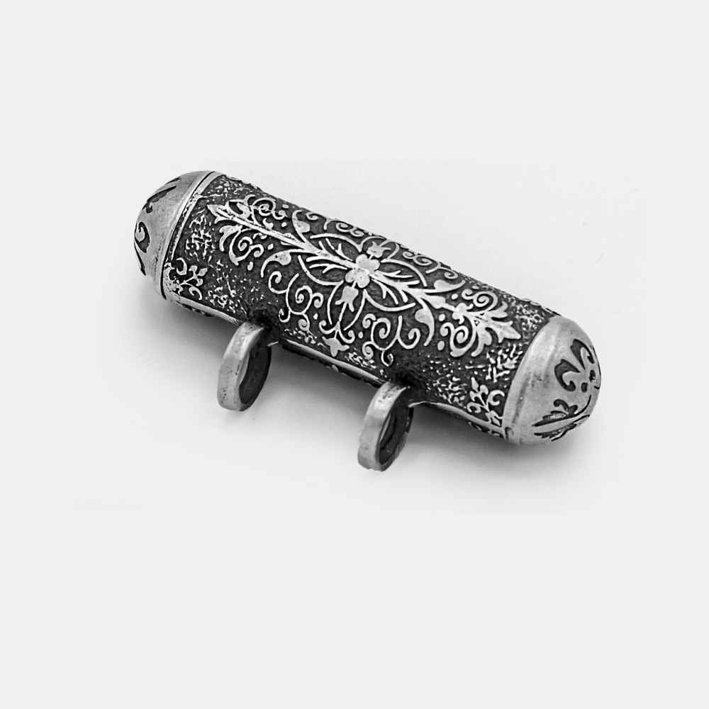 Price and Buy Islamic Silver Pendant for Shia Muslims – Imam Jawad (A.S) Herz - Image 3