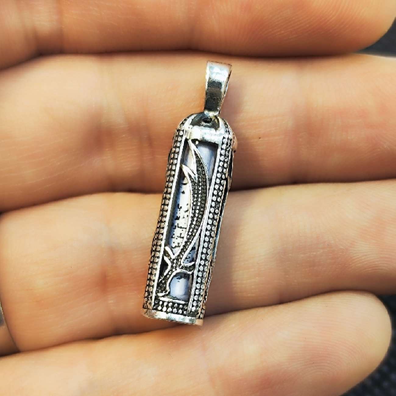Price and Buy Islamic Silver Pendant for Shia with Hirz of Imam Jawad - Image 4