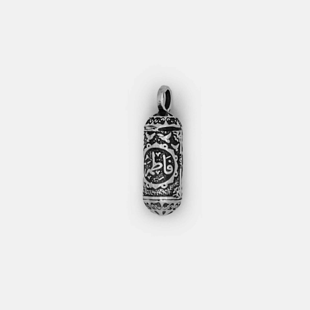 Price and Buy Islamic Silver Pendant with Hirz of Imam Jawad Fatima Calligraphy