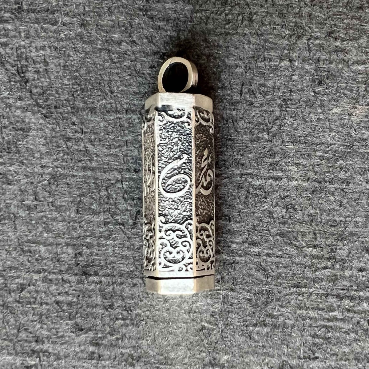 Price and Buy Islamic Silver Pendant with Quranic Imam Jawad Hirz (A.S) - Image 5