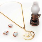 Price and Buy Islamic Steel Necklace for Women with Ya Hussain Calligraphy  Pendant - Image 4