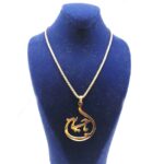 Price and Buy Islamic Steel Necklace for Women with Ya Hussain Calligraphy  Pendant - Image 5