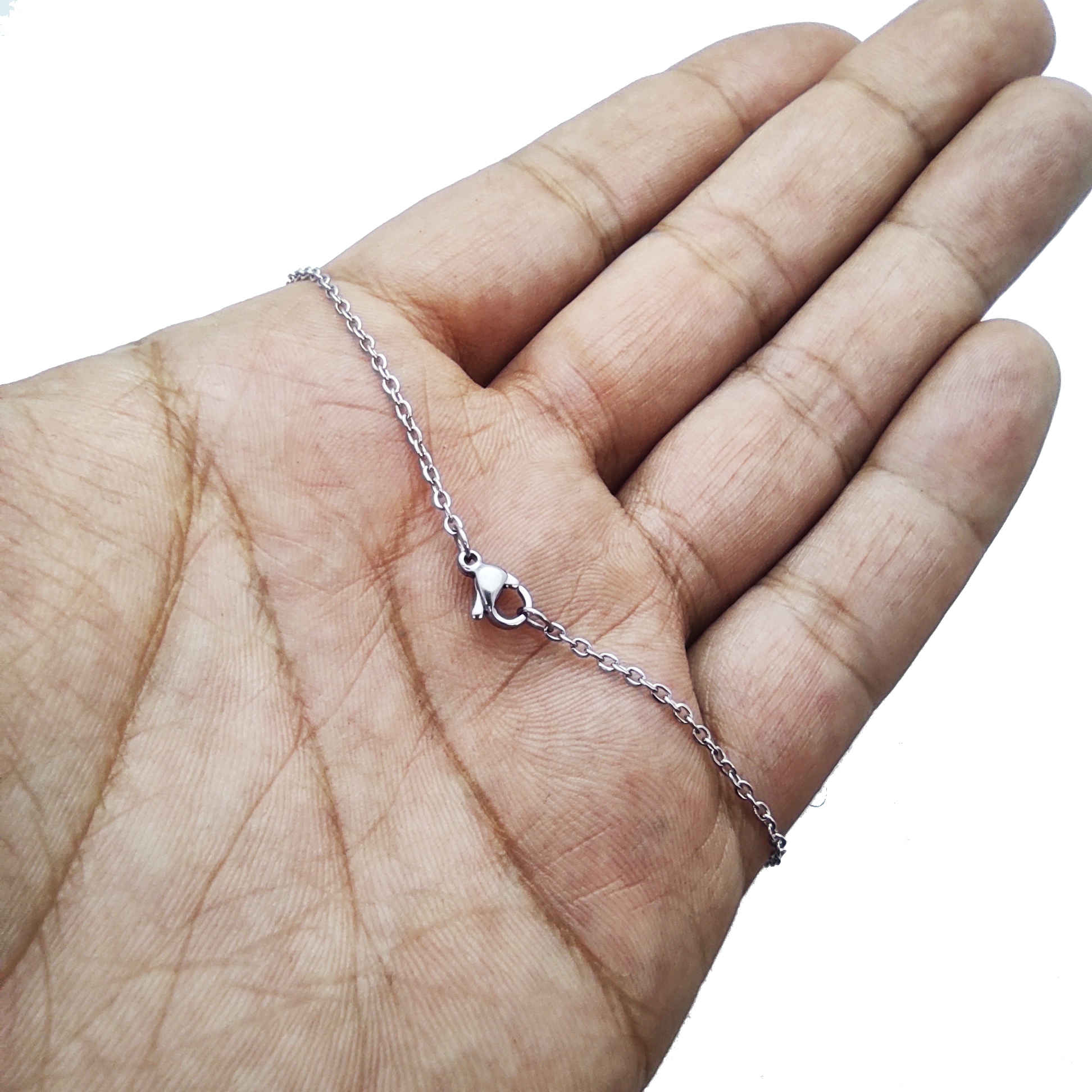 Price and Buy Islamic Steel Necklace with Imam Jawad Hirz Pendant - Image 3
