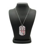 Price and Buy Islamic Steel Necklace with Labaik Ya Hussain Calligraphy Pendant
