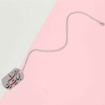 Price and Buy Islamic Steel Necklace with Labaik Ya Hussain Calligraphy Pendant - Image 3