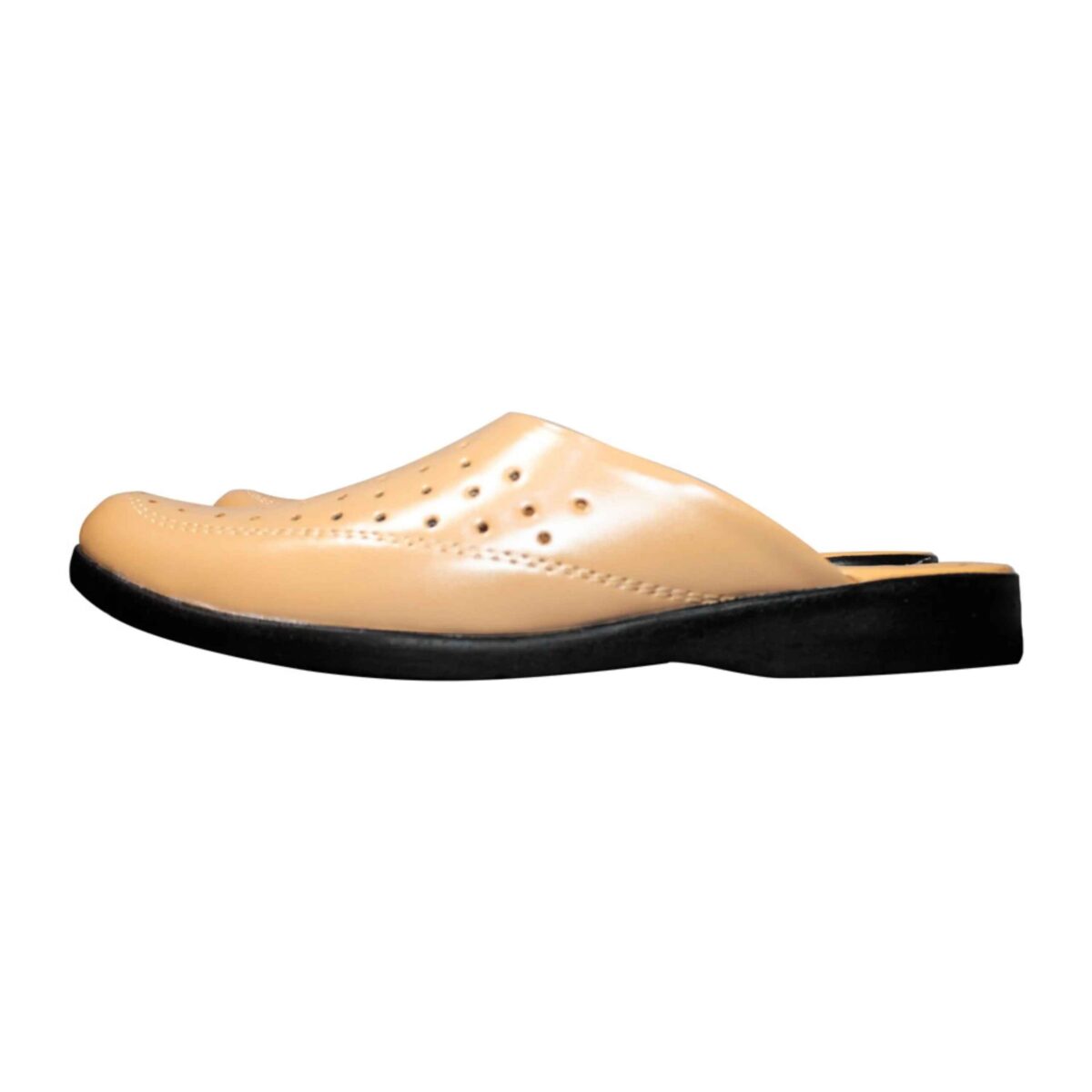 Price and Buy Islamic Style Nalain Slippers with Artificial Cream Leather - Image 3