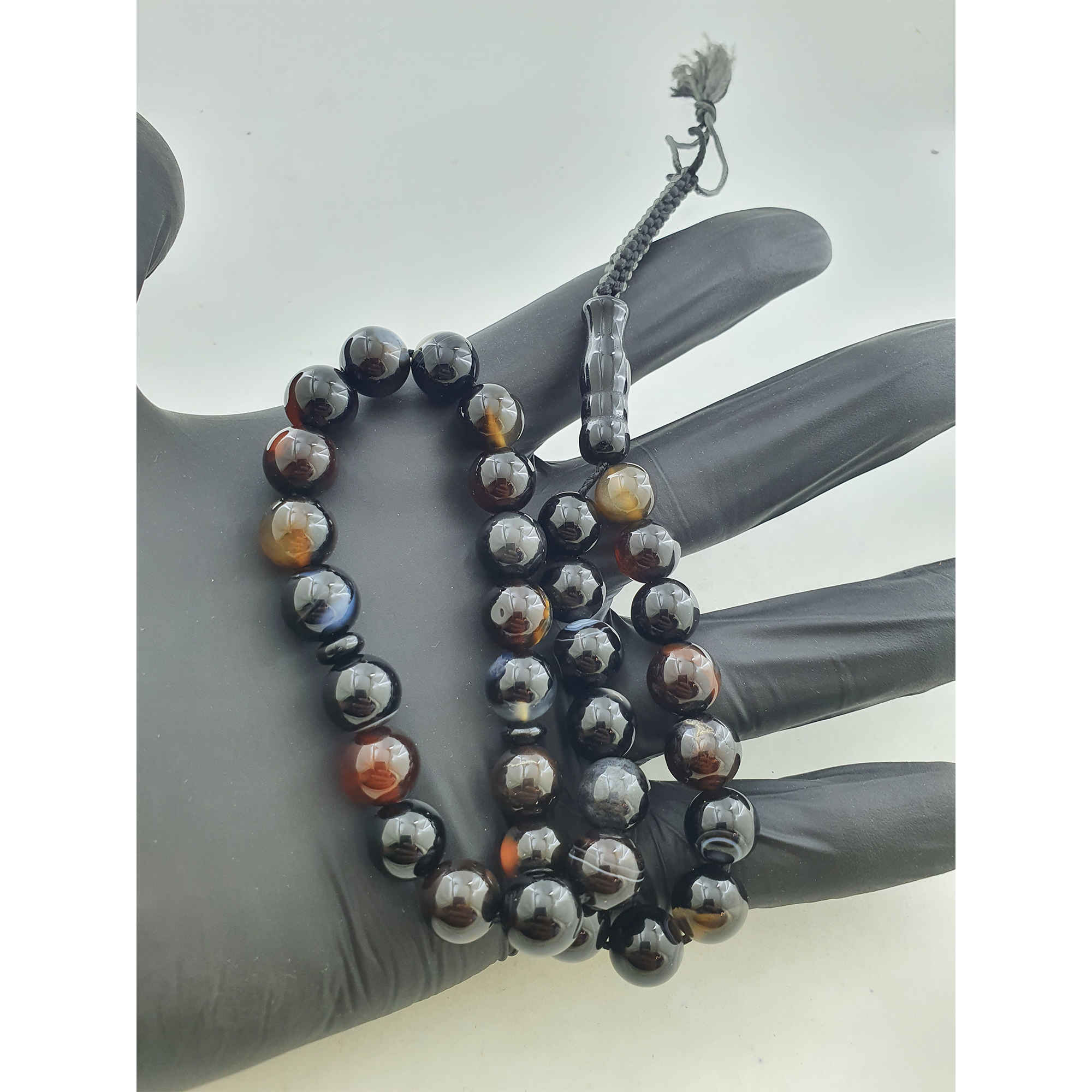 Price and Buy Islamic Sulemani Hakik Rosary Crafted with 33 Prayer Beads Tasbih I - Image 3