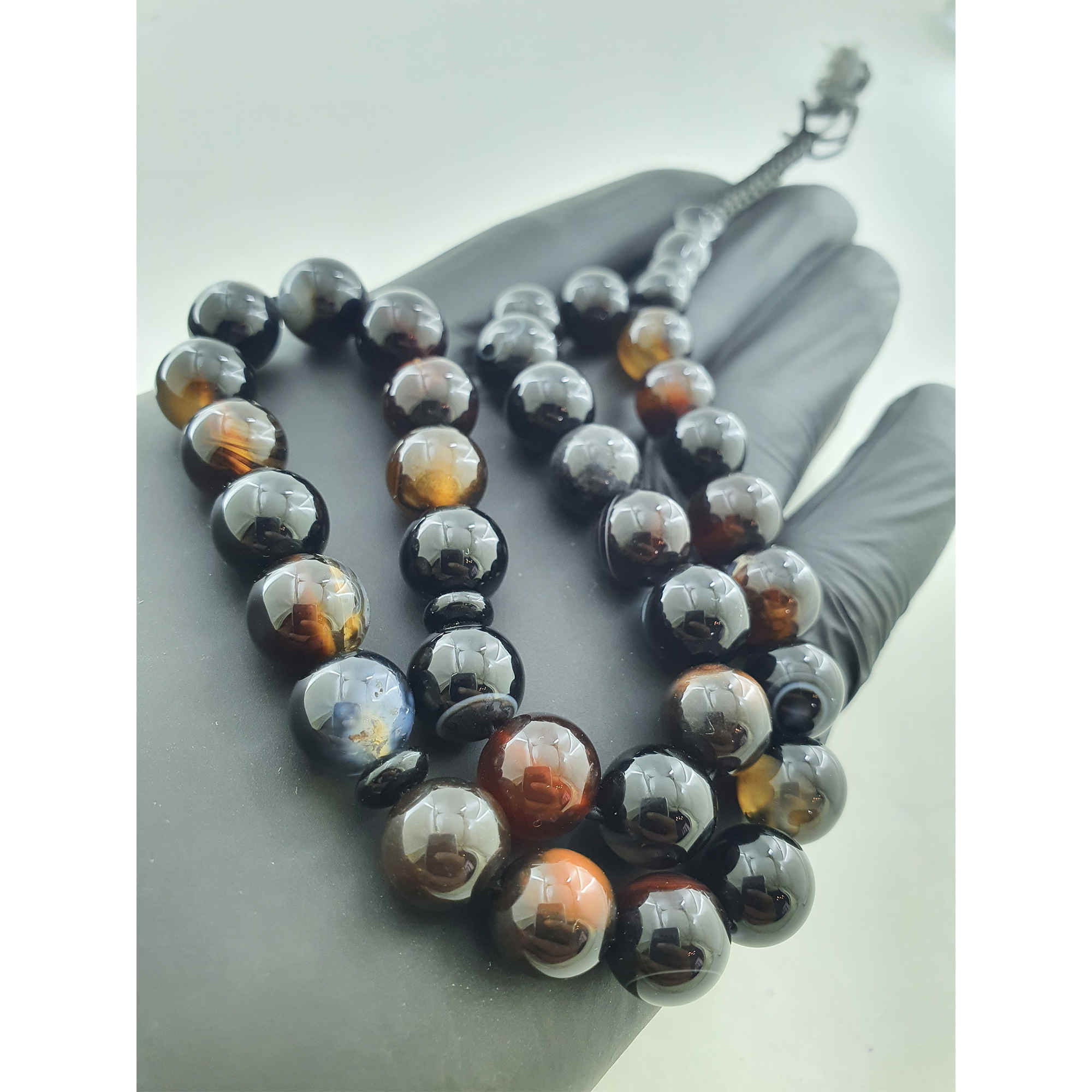 Price and Buy Islamic Sulemani Hakik Rosary Crafted with 33 Prayer Beads Tasbih I - Image 5