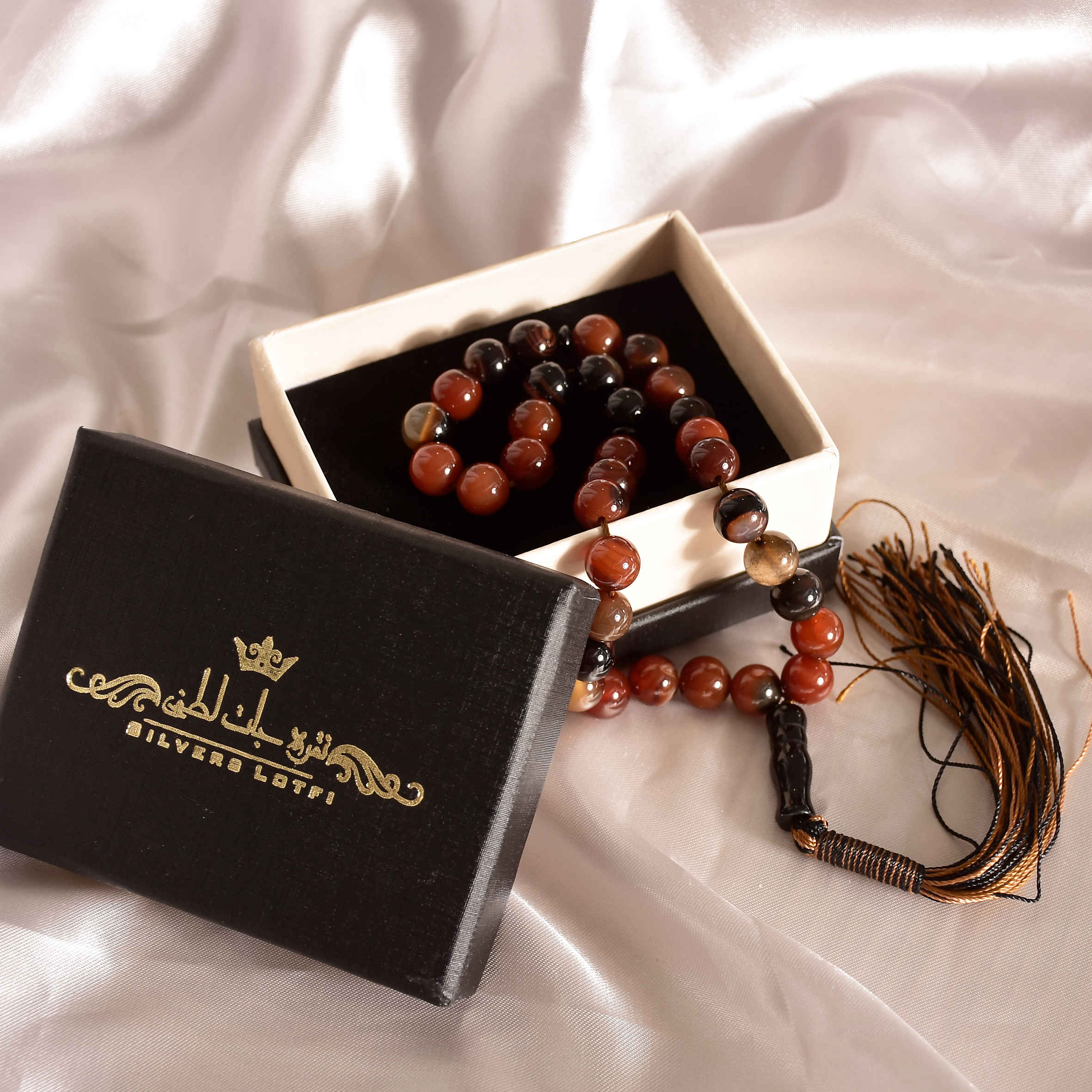 Price and Buy Islamic Sulemani Hakik Rosary Crafted with 33 Prayer Beads Tasbih - Image 5